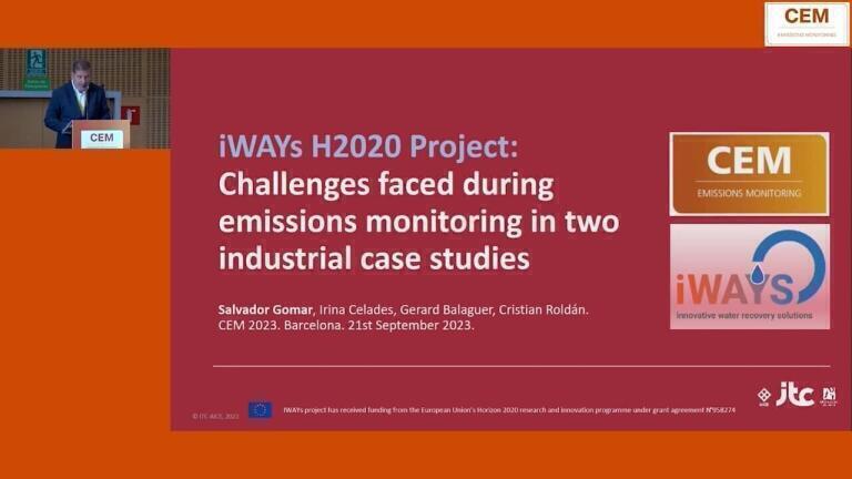 iWAYSs H2020 Project: Challenges faced during emissions monitoring in two industrial case studies